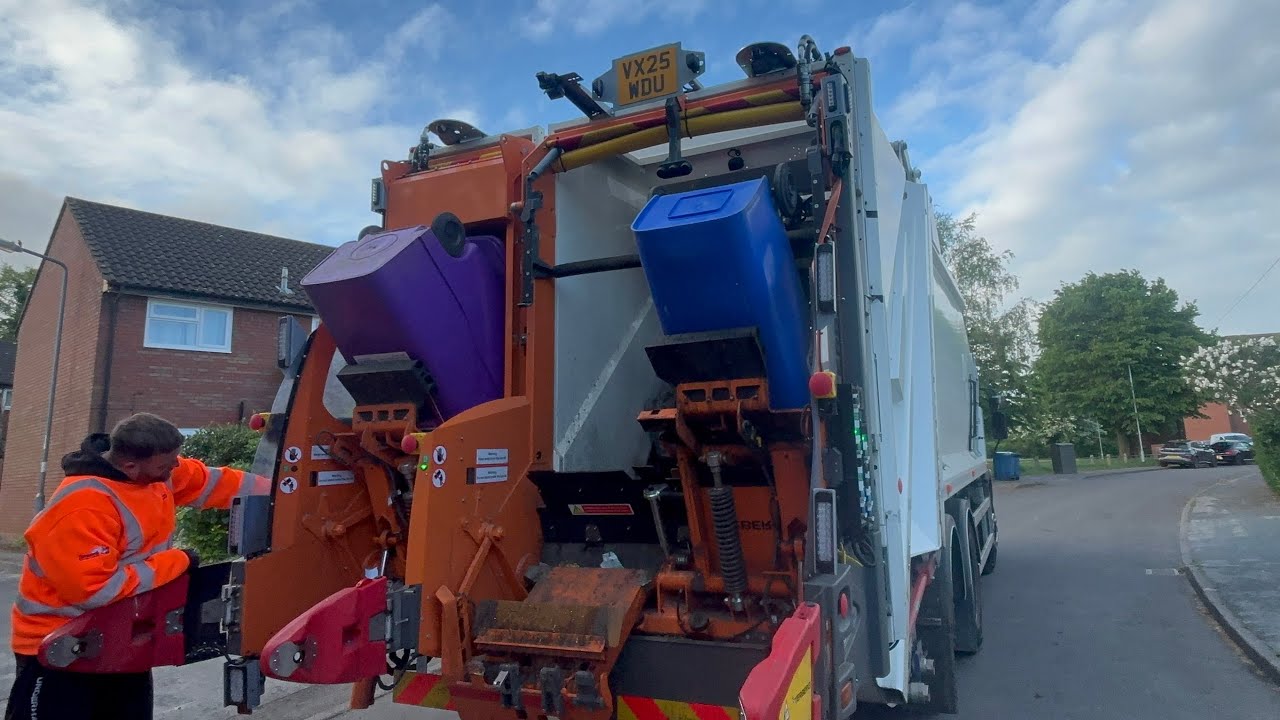 My Bins! Dennis Elite + Refuse Truck on Recycling, WDU