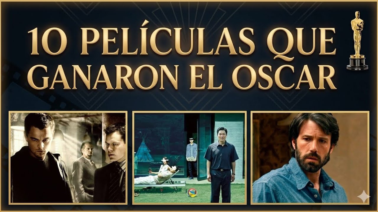 Top 10 Mejores PELICULAS que GANARON EL OSCAR | Son INSUPERABLES