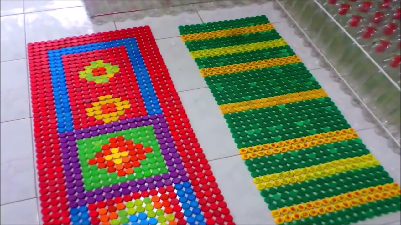 DECORA&Ccedil;&Atilde;O FEITA DE PETS E LATINHAS