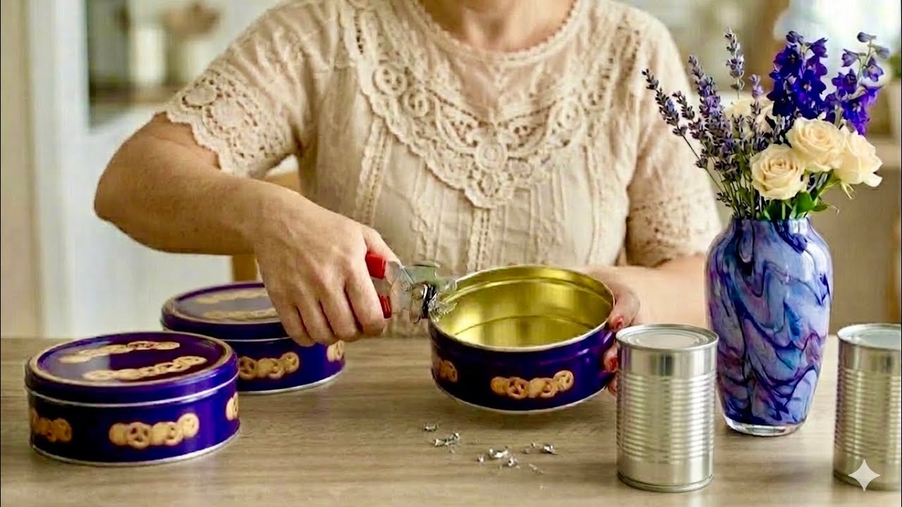 ¡No tires tus LATAS de aluminio! Mira lo que hice con esta idea de reciclaje