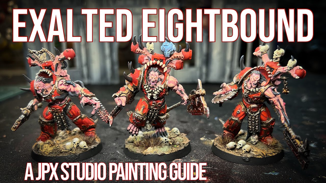 Painting Exalted Eightbound | Warhammer 40k World Eaters