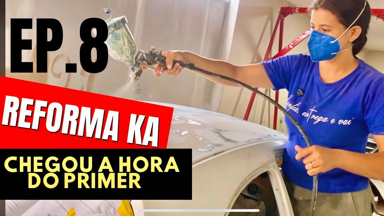 Recuperando Teto amassado do Ka EP:8 reforma em casa