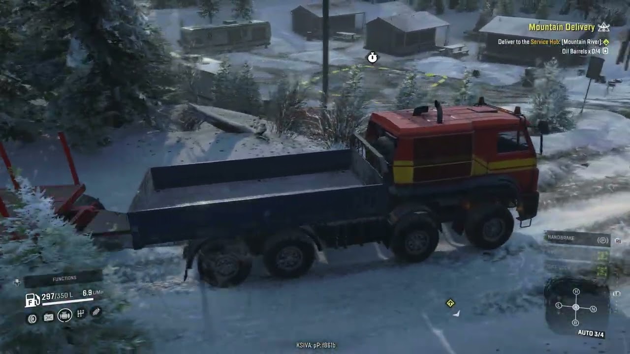 SnowRunner Career Mode | Episode 19 | Mountain Delivery(Alaska North Port)