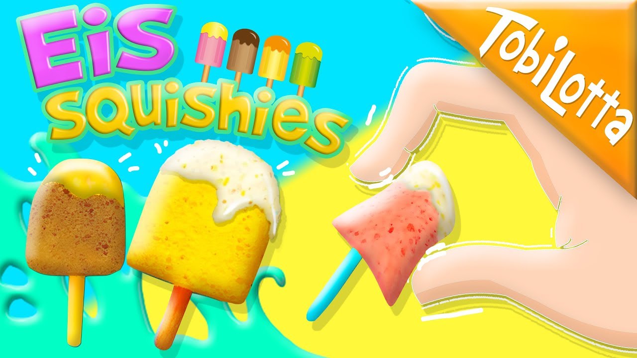 SQUISHY EIS selbermachen DIY Geschenkidee  Sommer basteln Kinder Serie Filme gratis knautschi 173