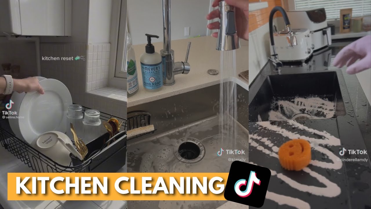 20 Minute ASMR Kitchen | Cleaning Kitchen | TikTok ASMR  Compilation