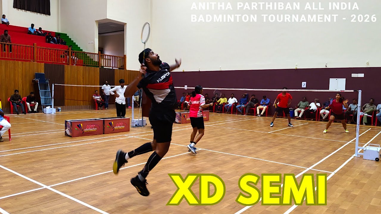 LOKESH/KRITHYA vs ARYA/ROY S || XD -SEMIFINAL || Anitha Parthiban Badminton Tournament - 2026