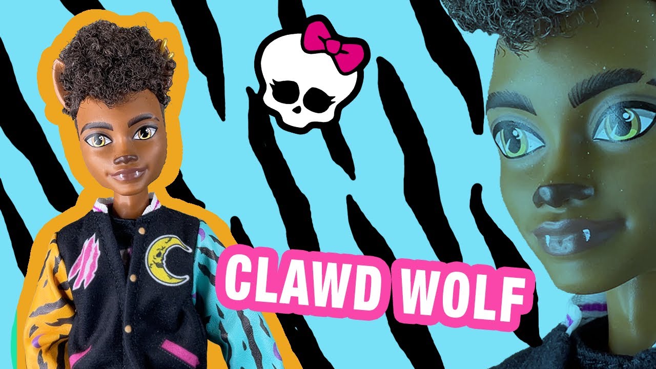 ¡LINDO PERO ALGO FALTA! | Muñeco Clawd Wolf de Monster High G3 ¡Unboxing y revisión! 🐺🏀