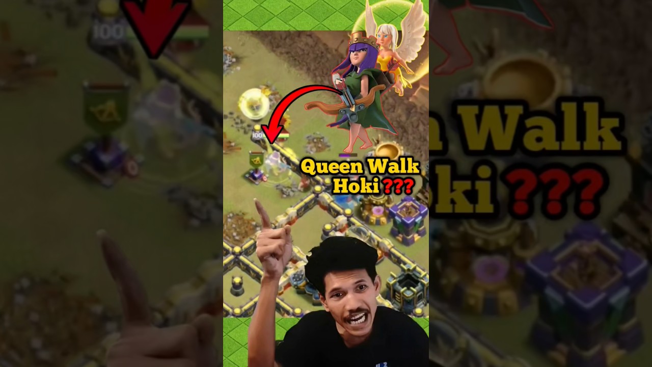 Queen Walk Titans #shorts #shorts #clashofclans #coc #ciduk #cidukwarrior #game
