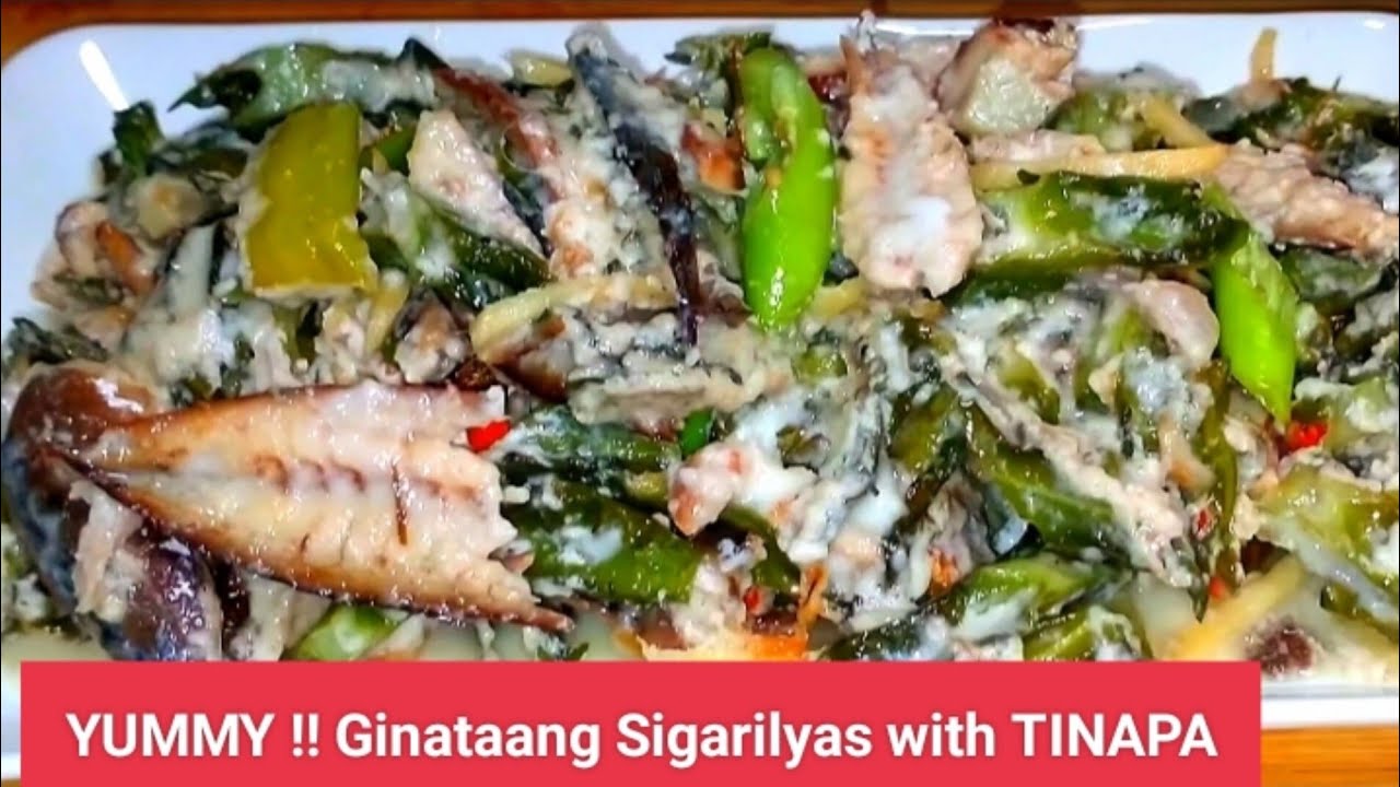 GINATAANG SIGARILYAS with TINAPA - The best way to cook winged bean with smoked fish | Simple & Easy