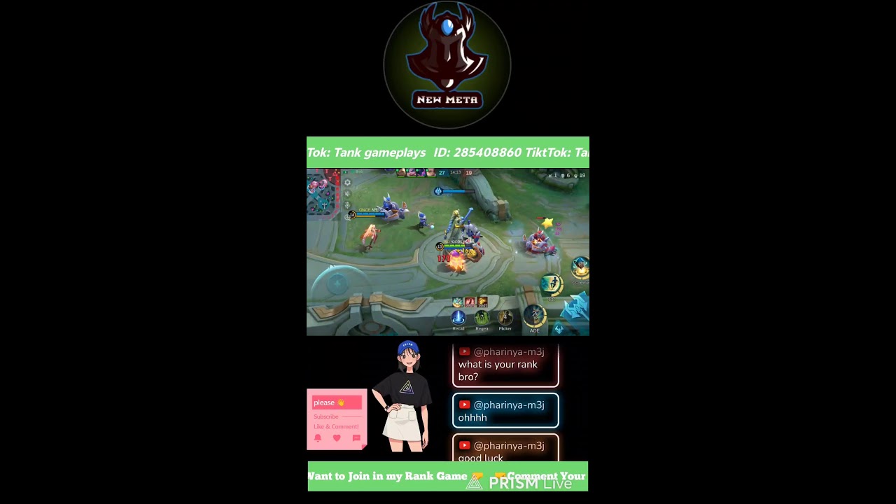 Rank Game 🎮 Mobile Legends Let's Play here!!