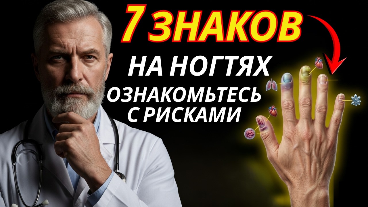 Ваши ногти предупреждают о болезнях — 99% людей это игнорируют