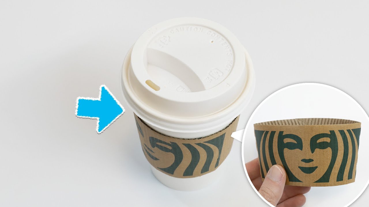 咖啡杯套千萬別扔掉！把它廢物再利用！原來有10個妙用！10 Ways Using Starbucks Coffee Cup sleeve