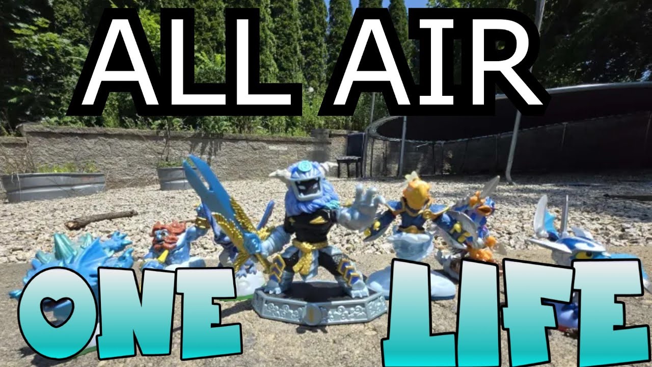 I attempted Skylanders hardest challenge with EVERY Air Skylander