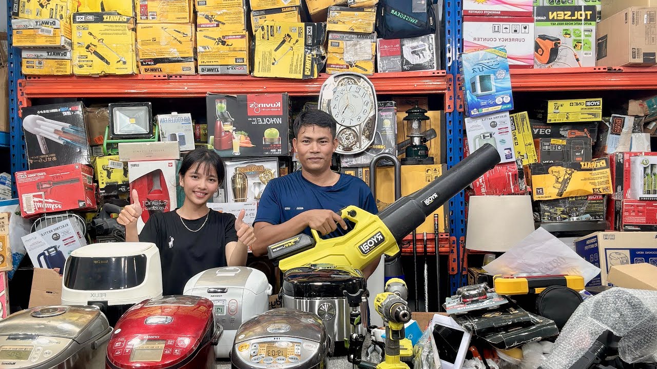 Hàng nội địa Nhật siêu sale cuối năm. Nồi cơm điện. Bếp từ. Máy thổi lá. Máy hút bụi. quạt ko cánh
