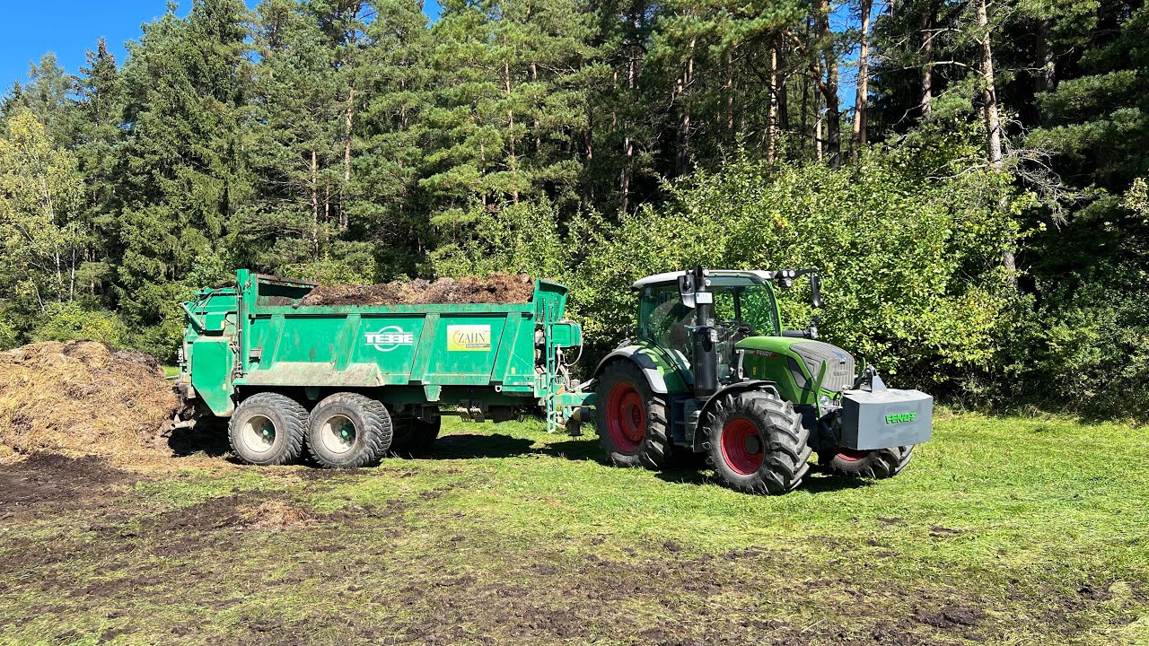 Mist fahren I Fendt Vario 313 I Tebbe 16 T Miststreuer