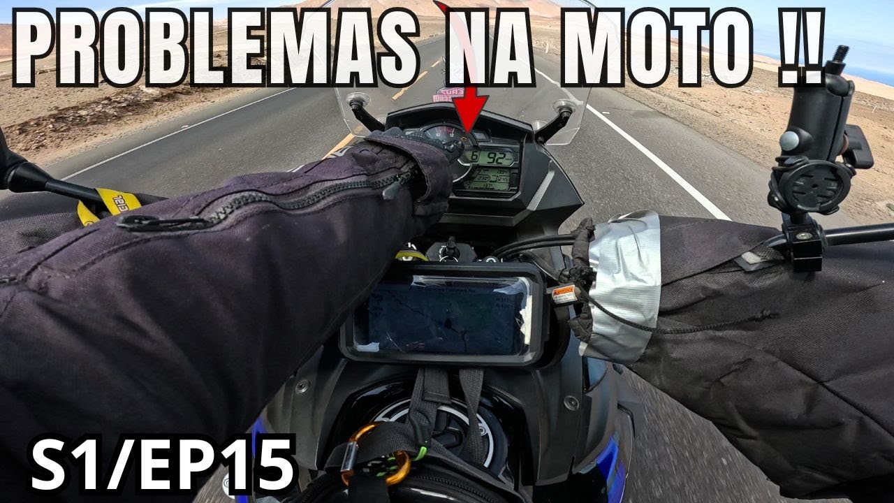 A LUZ DA INJEÇÃO ACENDEU NO MEIO DO DESERTO DO PERU!! 😱  | VSTROM 650 | S1/EP15