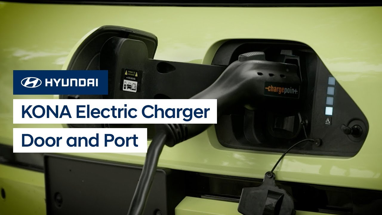 KONA Electric Charger Door and Port | Hyundai
