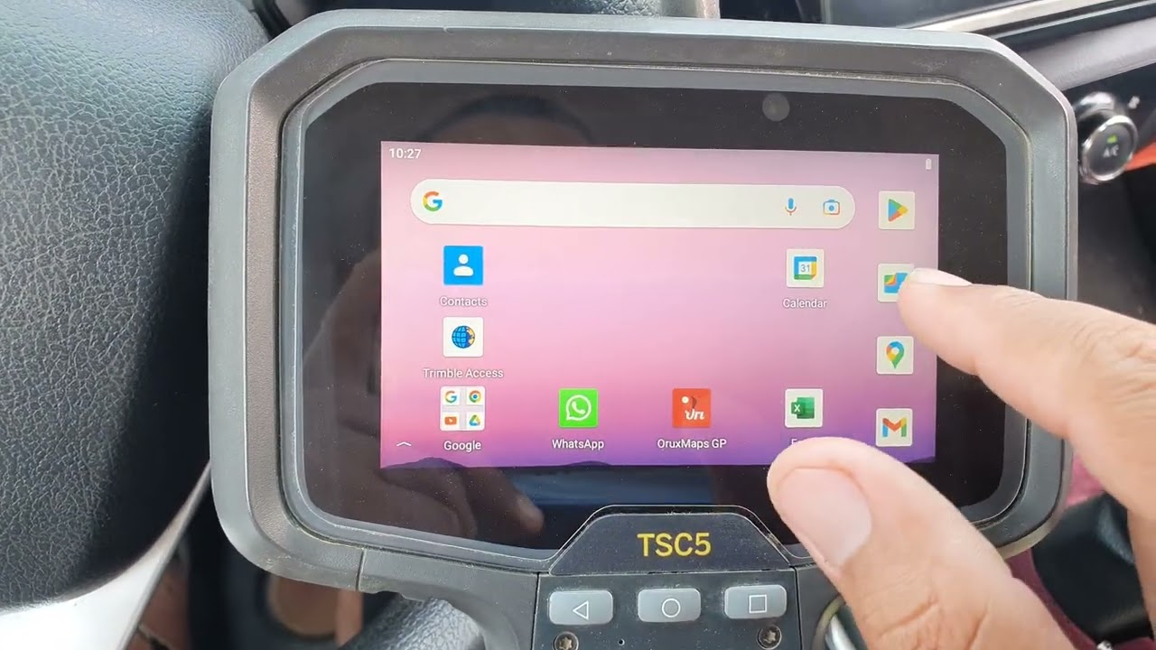TCS5 DATA EXPORT TIRMBLE ACCESS