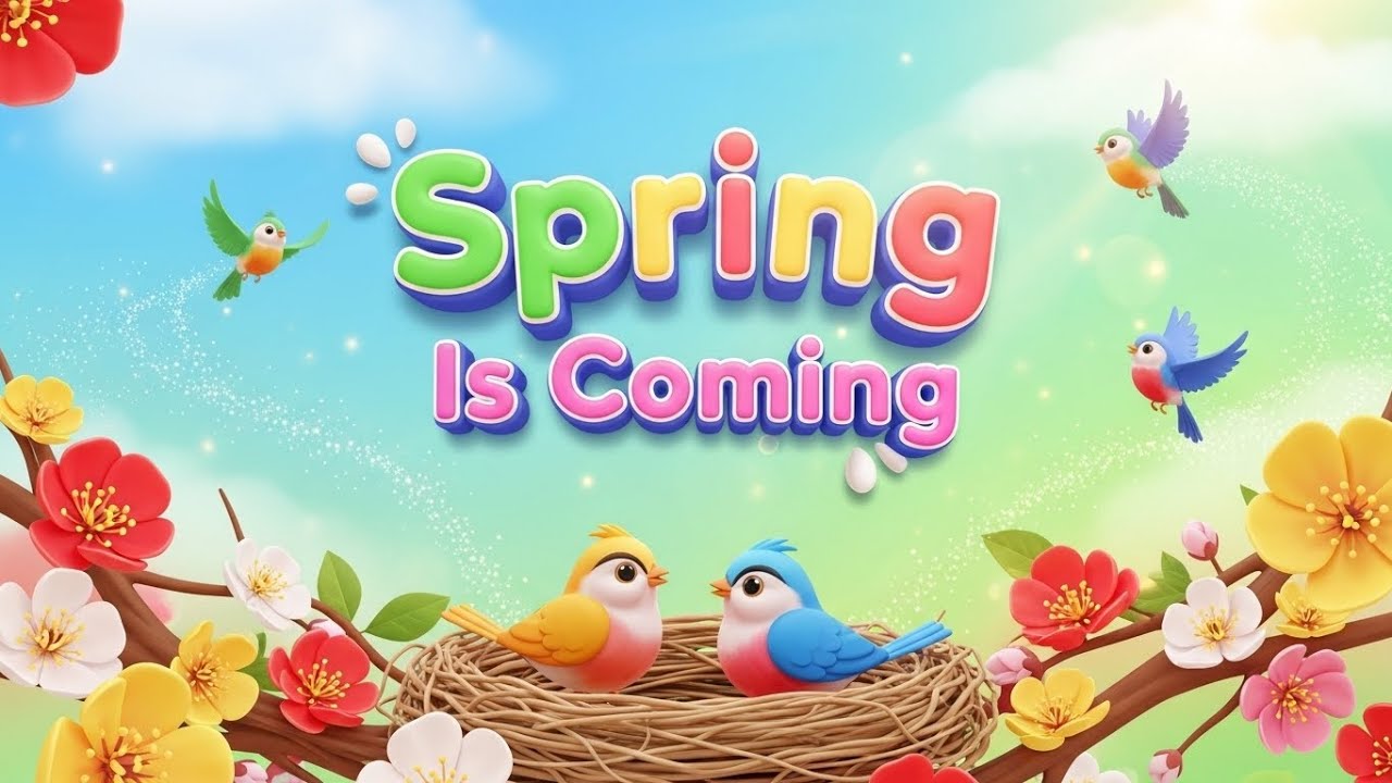 Spring is Coming &ndash; A Beautiful Spring Song for Kids! | Kids Song | Nursery | Happy Kids Melodies