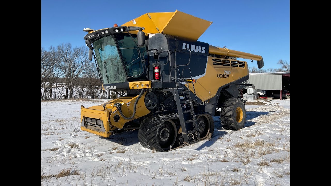 BIG IRON ONLINE AUCTION 2-19-2025: 2014 Claas / Lexion 750 APS Hybrid RWA Terra-Trac Combine