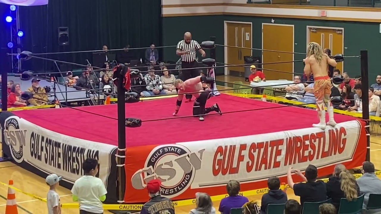 Jesse Dragonheart vs Wess Warren - Gulf State Wrestling Light Heavyweight Championship 