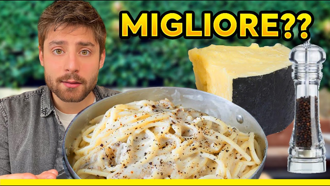 mangio TUTTE le CACIO E PEPE di ROMA: CHALLENGE Testaccio