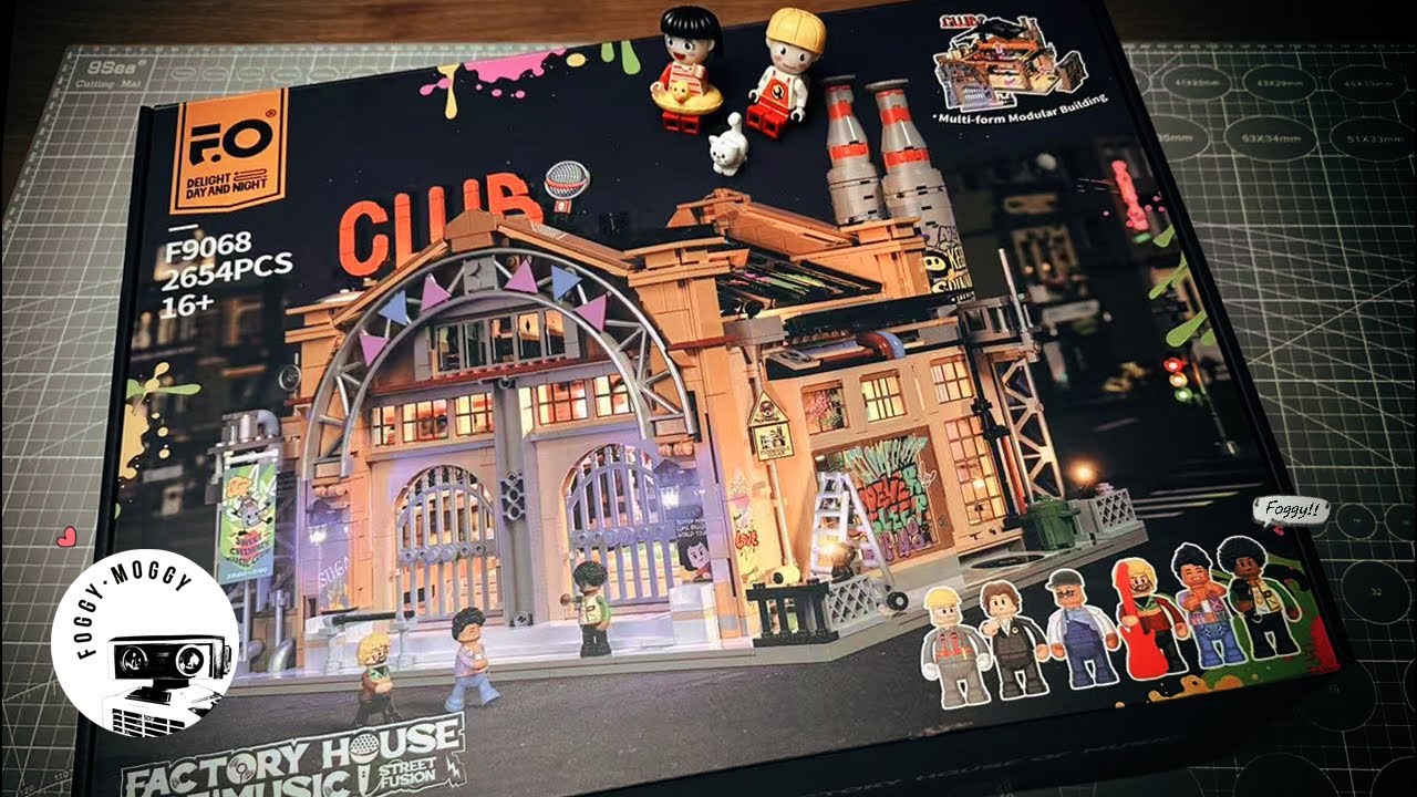 Lumibricks building: The factory house of music. 🎸🎤