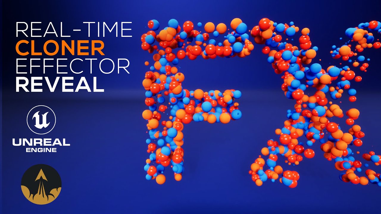 Unreal Engine 5.4 Motion Design Tutorial: Logo Reveal | Real-Time Particles