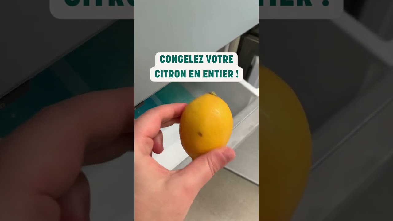 3 astuces pour conserver vos citrons !  🍋 #shorts