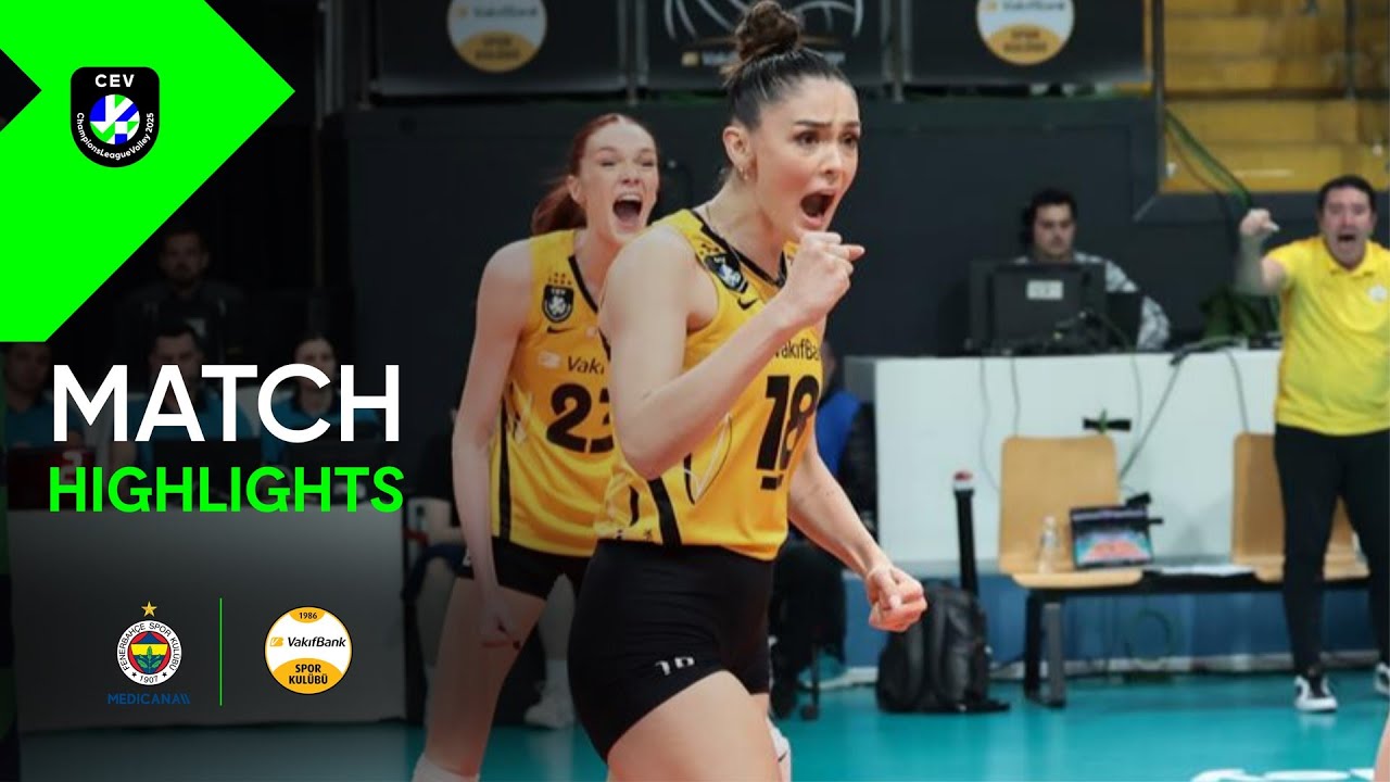 Golden Set Drama! Fenerbahçe Medicana ISTANBUL vs  VakifBank ISTANBUL I Match Highlights