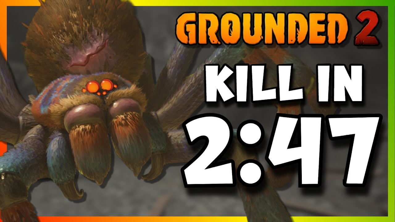 The Fastest Tarantula Kill in Grounded 2! (PTB World Record)