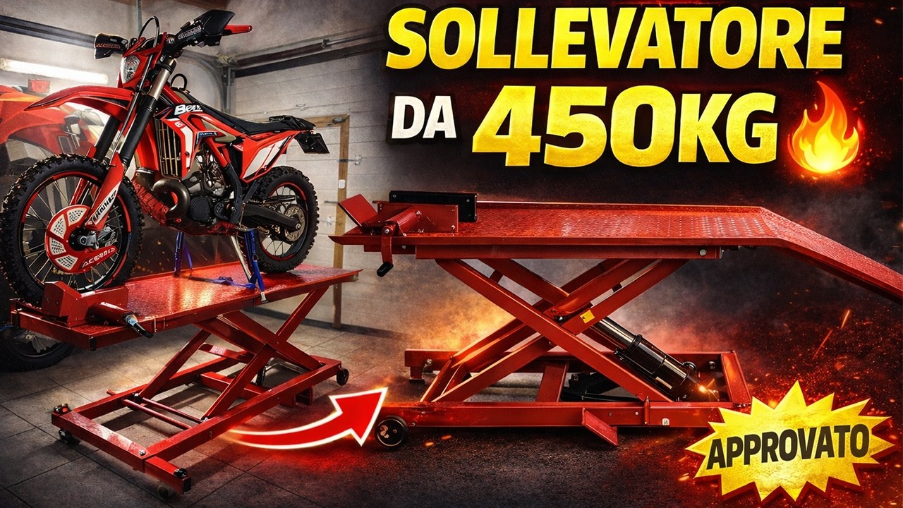 SOLLEVATORE MOTO 450 KG