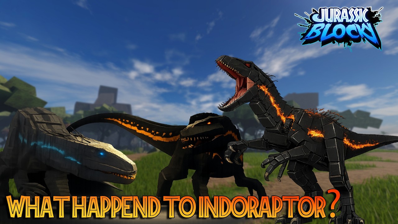 Что на самом деле случилось с индораптором? | Jurassic Blocky