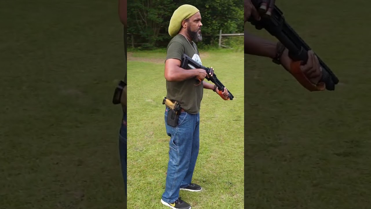 Mossberg 590 Shockwave w/ S&W M&P 9mm 1.0 sidearm #mossberg #gun #shooting  #12gauge #homedefense