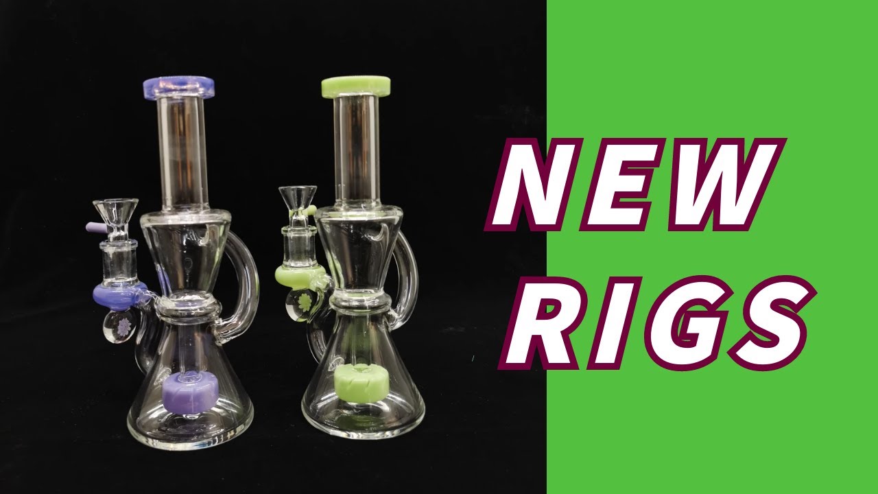 Straight Type Showerhead Percolator 7.8 Inch Green/purple Glass Bong ShareBongs Product Review