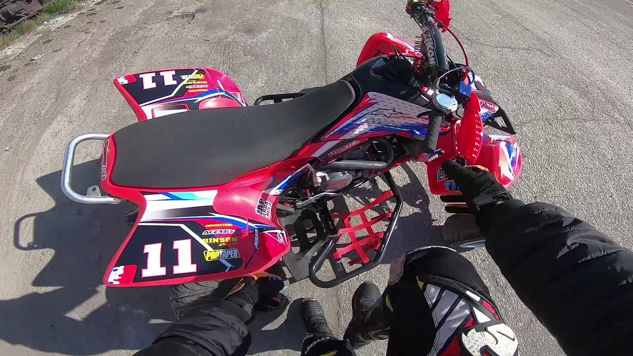 Honda TRX450R || Supermoto QUAD // Born2RiDE Vlog | testy DB-killera