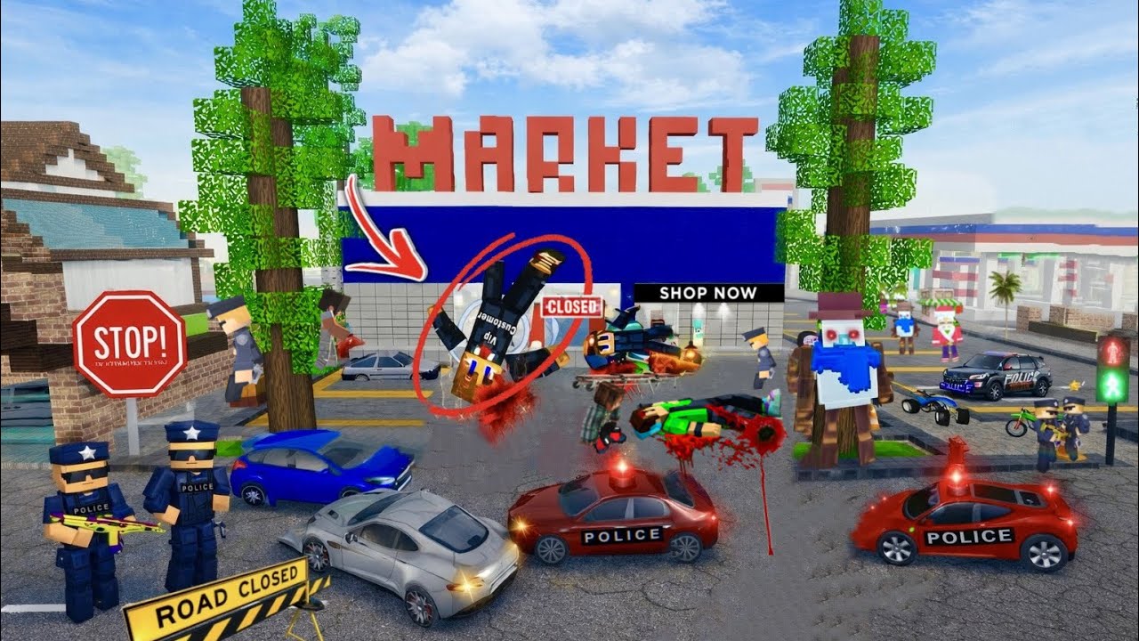 School Party Craft &ndash; SHOCKING Market Chaos! VIP Customer PLUMMETS From Roof & Rescue Team Arrives!