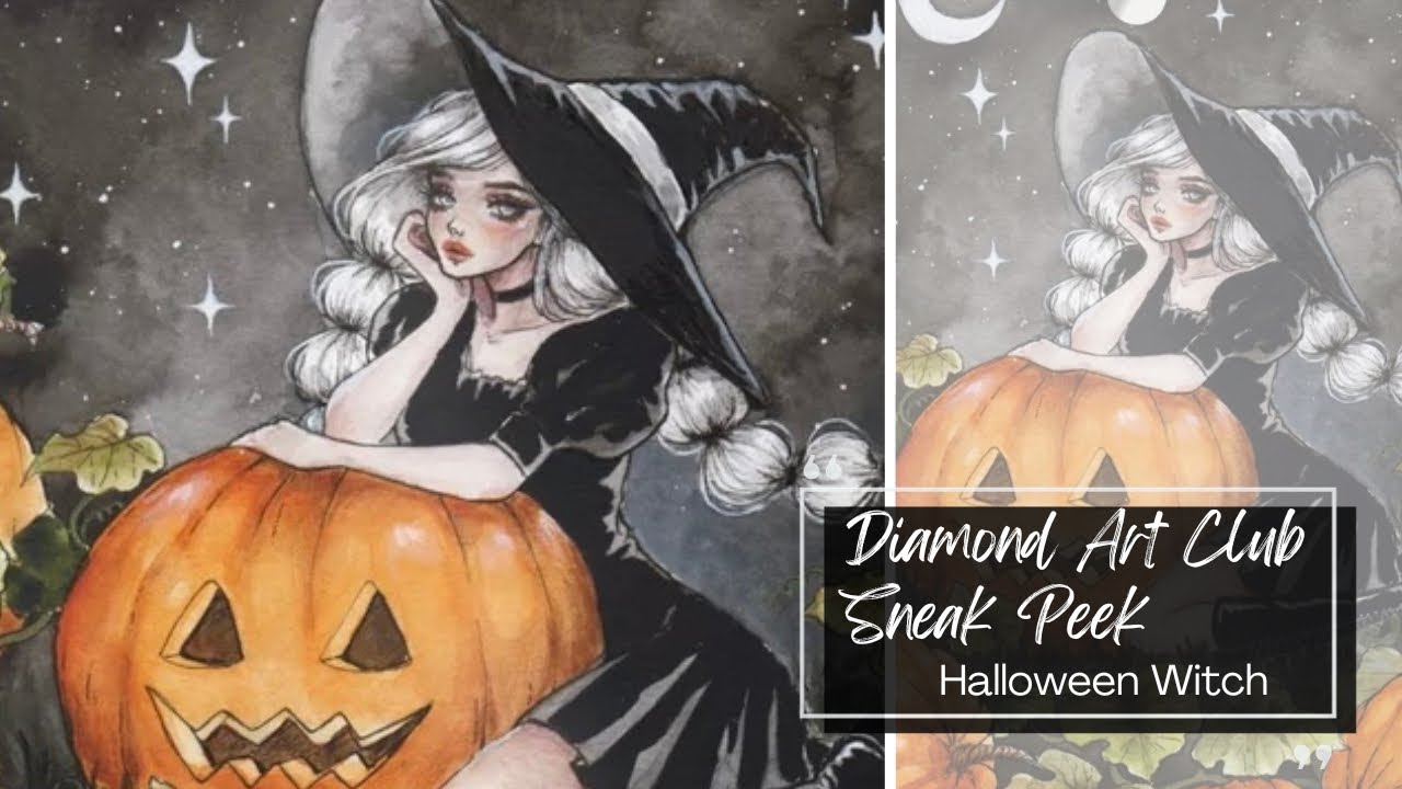 Diamond Art Club Sneak Peek || Halloween Witch