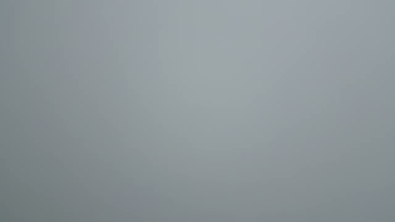 On the mountain, heavy fog, Nothing