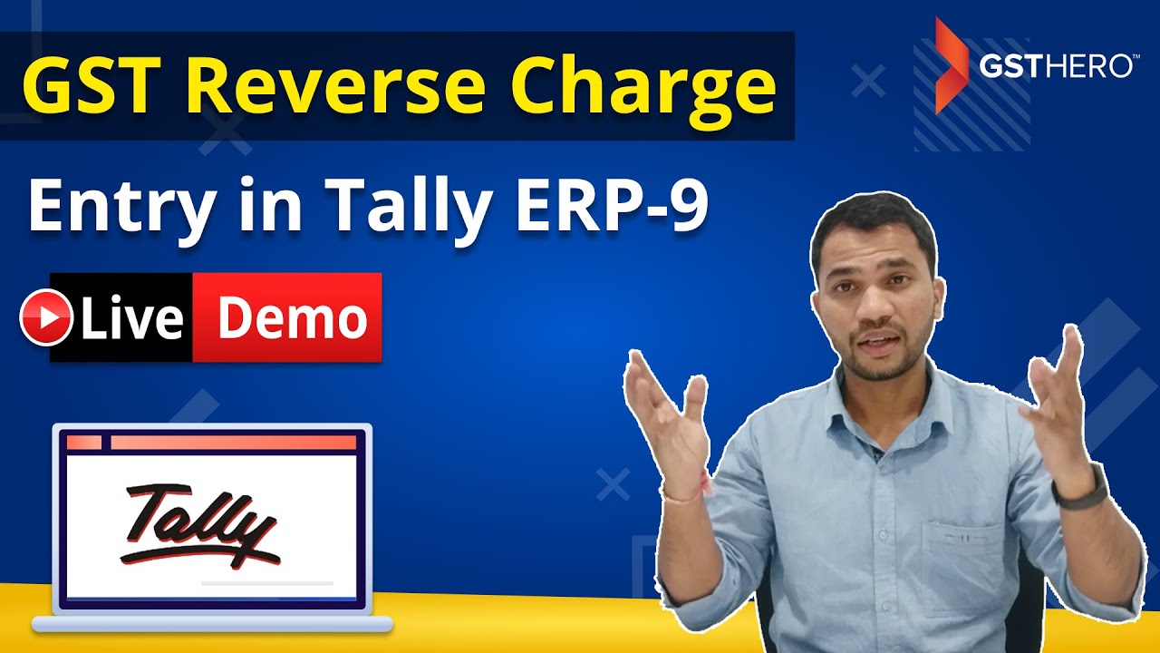 GST Entry Of Reverse Charge On Purchase From Unregistered Dealer In Tally.ERP 9
