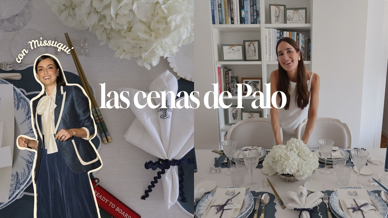 Organiza conmigo una cena tem&aacute;tica en casa para MISSUQUI | Mesa, recetas y entrevista