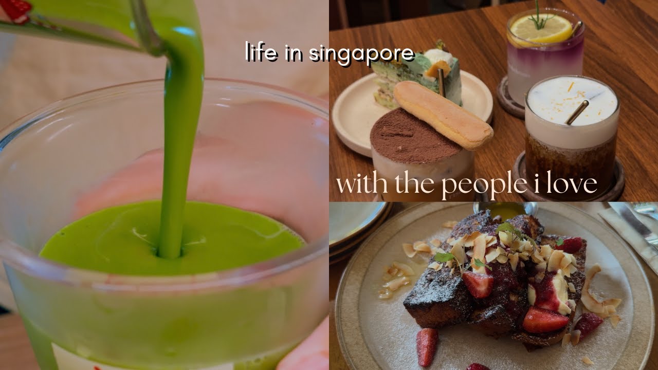 🍵Cafe hopping & fluffy matcha at home? | Nitori, Daiso, Shiseido, CMCR, Baci Baci, Rise Bakehouse