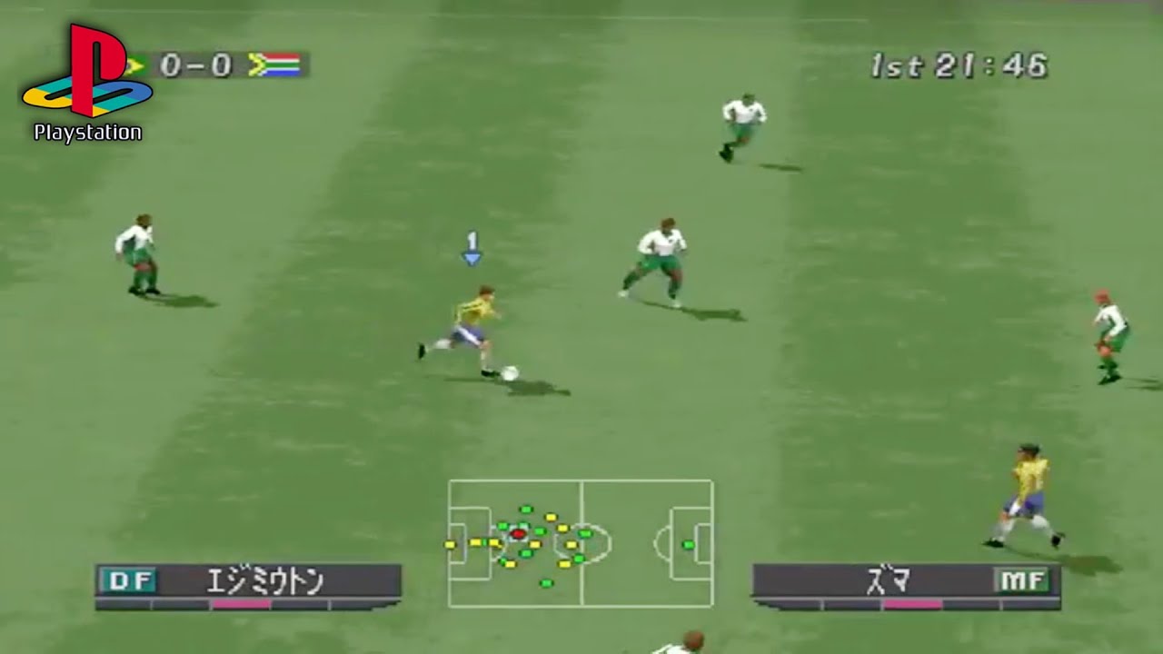 World Soccer Winning Eleven 2002 (PS1 Gameplay)