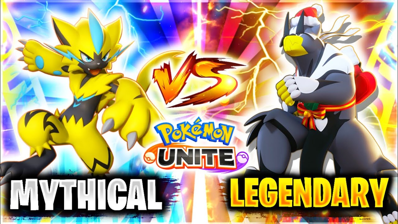 Legendary Pokemon Vs Mythical Pokemon|Zeraora Vs Urshifu In Pokemon Unite|Hindi|