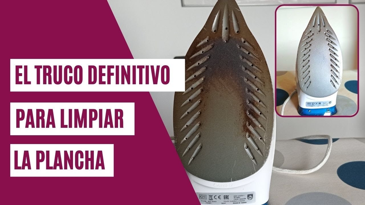 Cómo limpiar la plancha | El truco que SÍ funciona si falla el bicarbonato