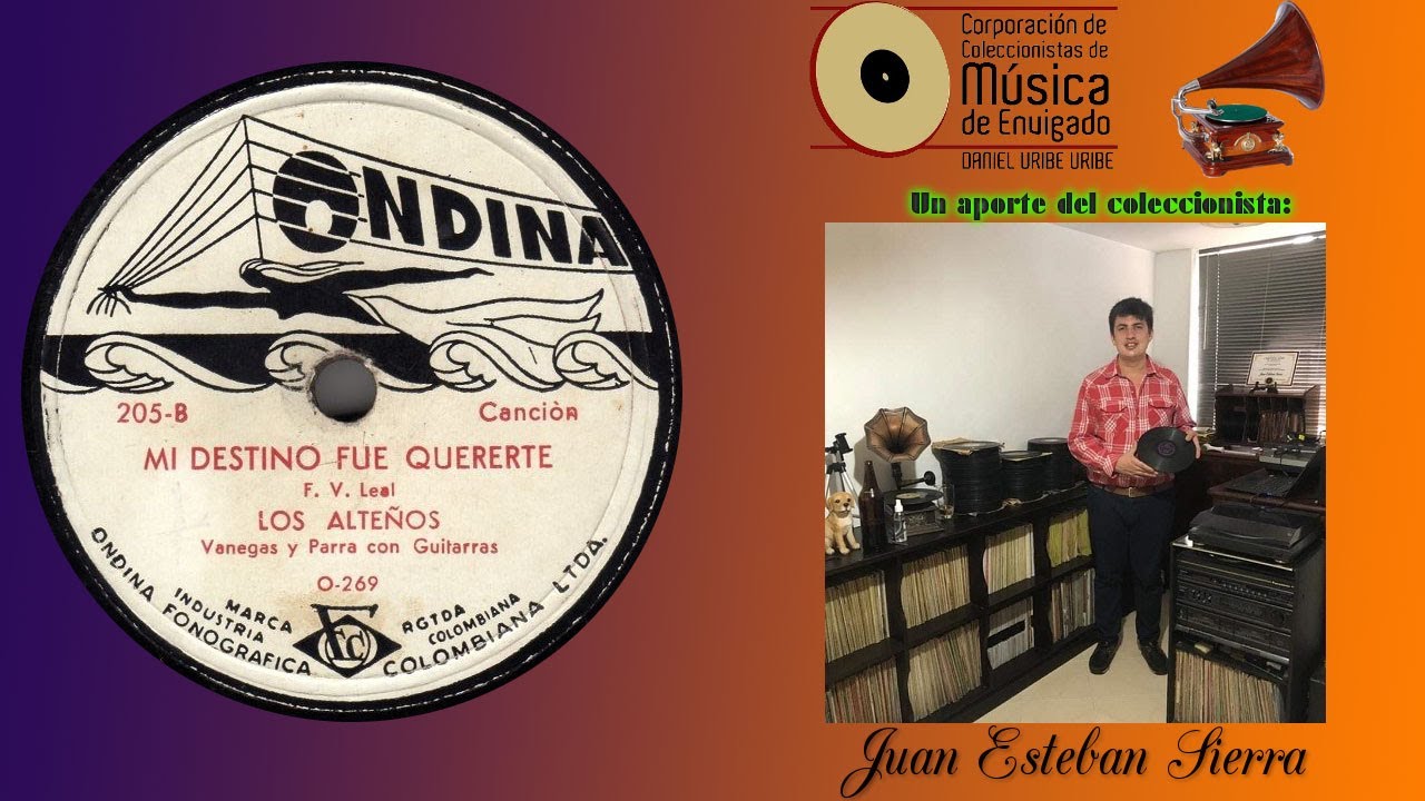 MI DESTINO FUE QUERERTE - LOS ALTEÑOS, VANEGAS Y PARRA - Cancion (Felipe Valdes Leal) 1955