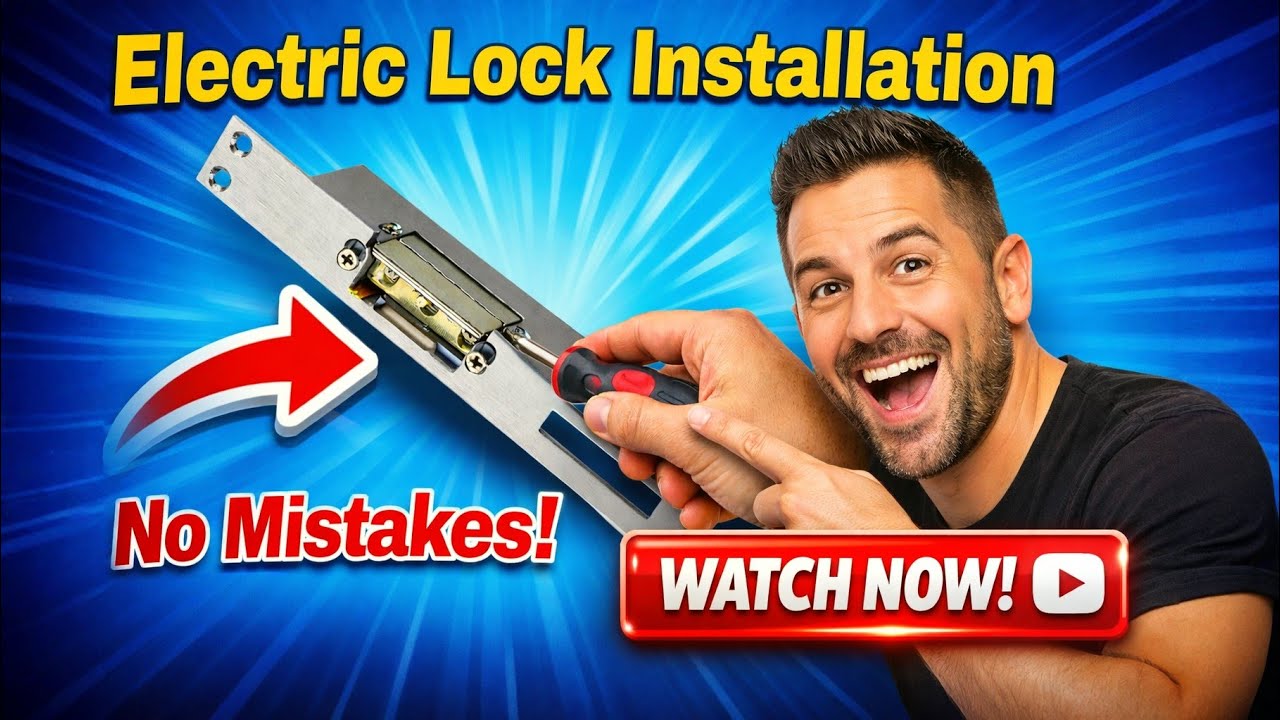 Electric Strike Installation Guide – Wiring a 12V Power Supply for Door Access Control