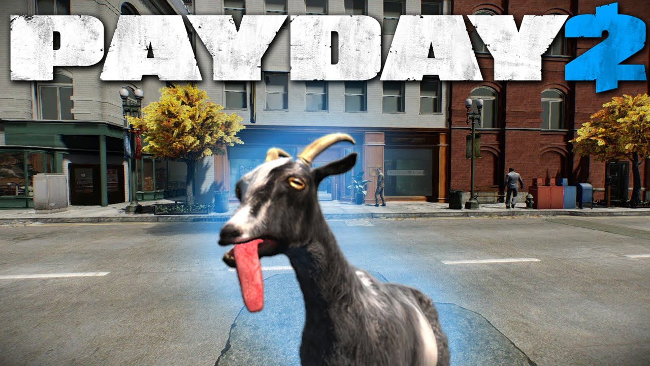 A Goat walks into a Jewelry Store...  Payday 2 (Payday 2 Goat mod)