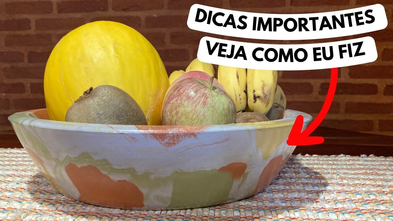 DICAS IMPORTANTES | para fazer tigela grande com ARGAMASSA ACIII CINZA em MOLDES COM DETALHES