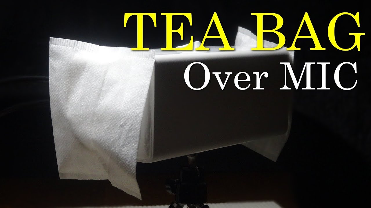 ASMR | 茶袋で耳を触る音 | Ear Touching - Japanese Tea Bag | SR3D